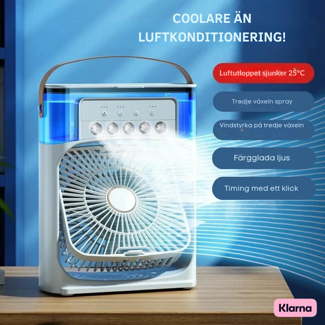 CoolBreeze™ | Portabel luftkonditioneringsfläkt