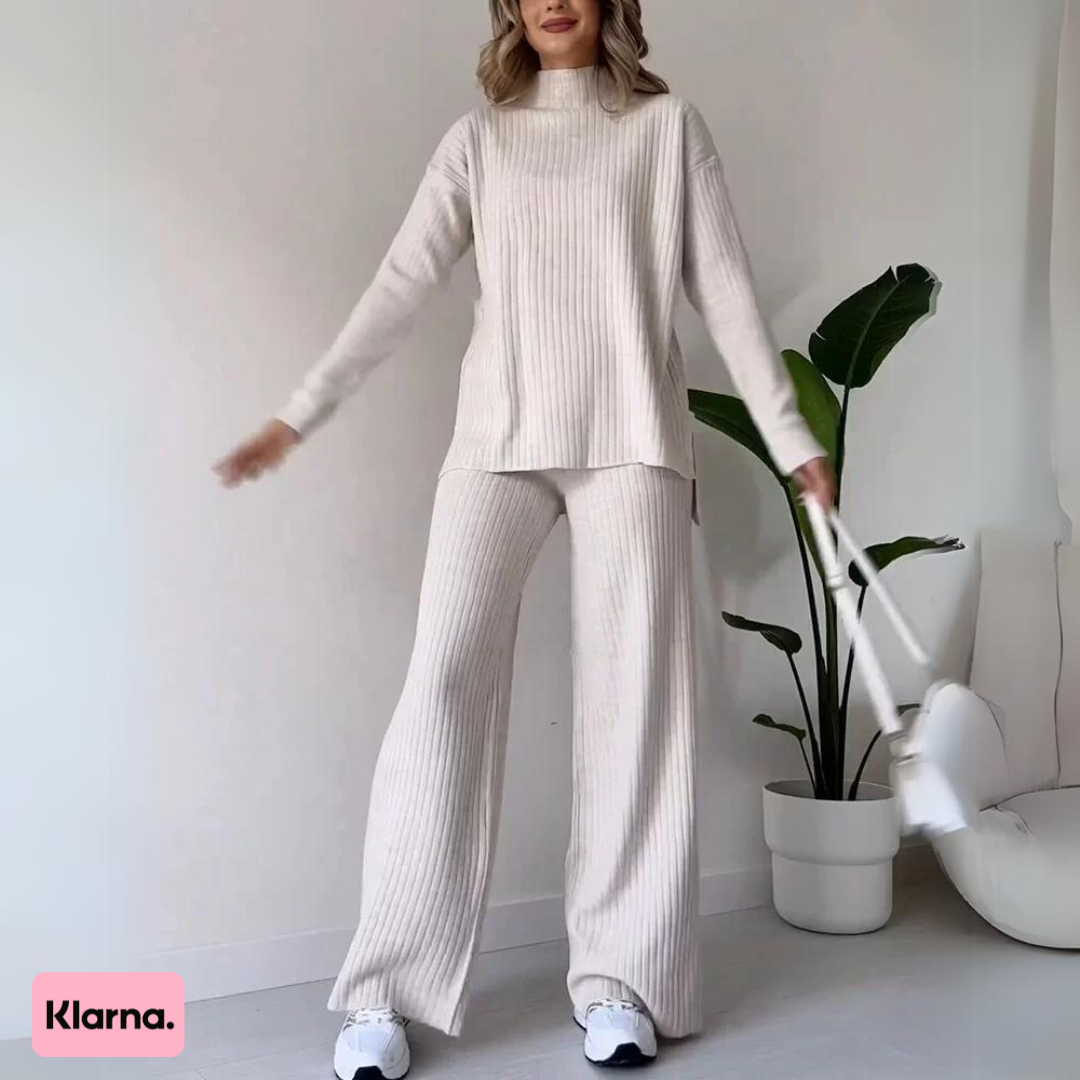 Knit Bliss™ | Stickat set med loungewear